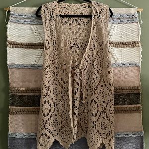 Vintage Mocha Crochet Knit